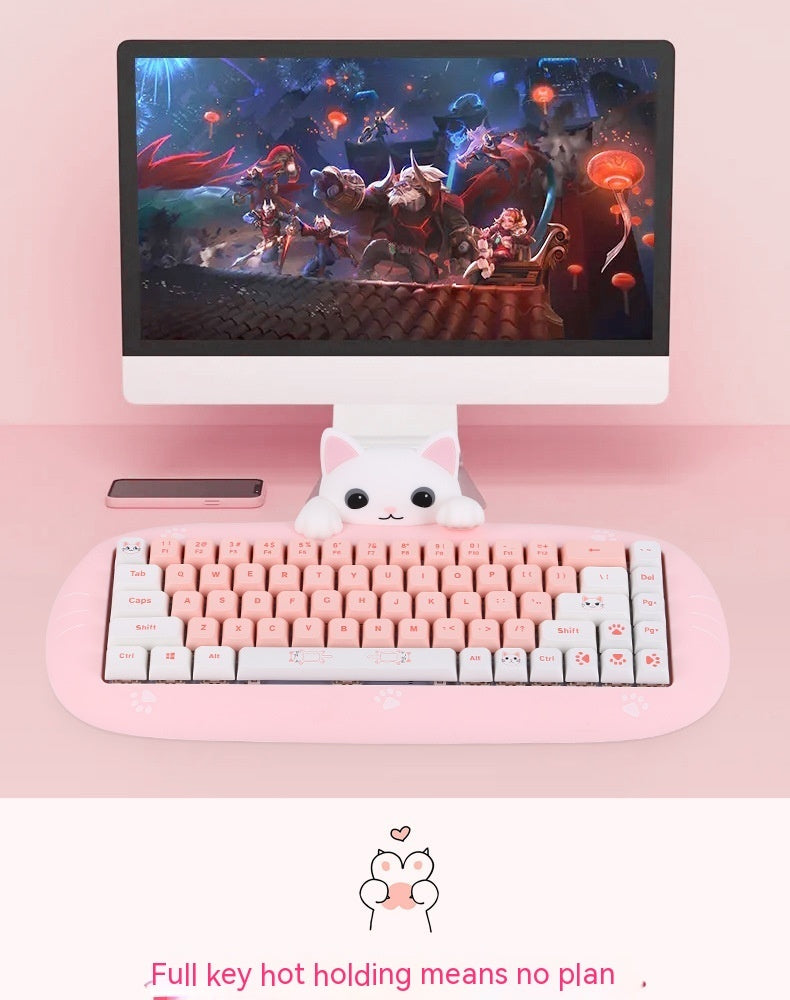 Wireless Bluetooth E-sports Games Cute Mini Office Mechanical Keyboard - The Number 1 Things