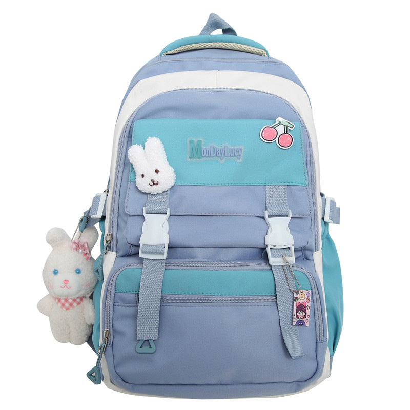 Fashion Color Contrast Schoolbag For Women - The Number 1 Things