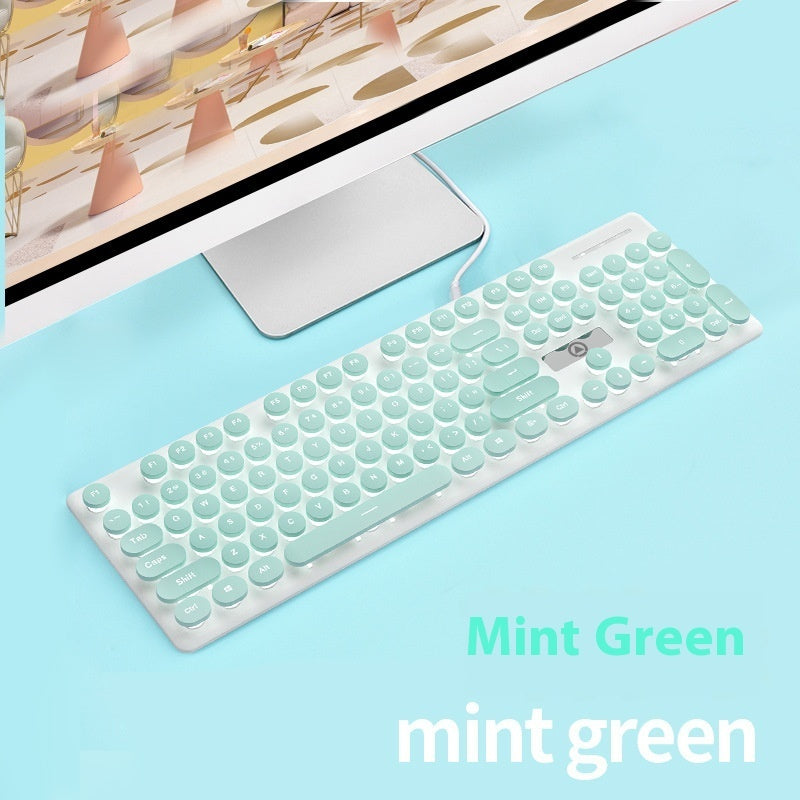 Punk Mechanical Feeling Keyboard Luminous Computer Notebook Accessories - The Number 1 Things