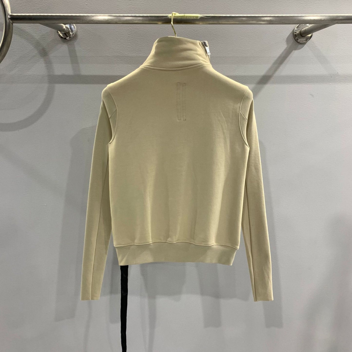 Women's Dark Style Oblique Zipper Turtleneck Cotton Brushed Sweater Coat - The Number 1 Things