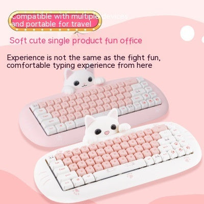 Wireless Bluetooth E-sports Games Cute Mini Office Mechanical Keyboard - The Number 1 Things