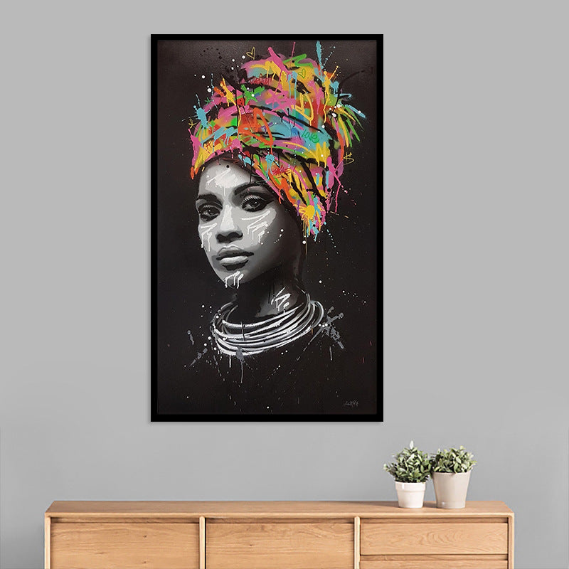 Turban African woman canvas painting - The Number 1 Things