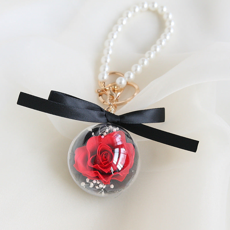 Preserved Flower Keychain Car Bag Hanging Gift - The Number 1 Things