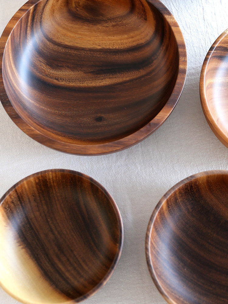 Natural Wooden Bowl Fruit Bowl Salad Bowl - The Number 1 Things