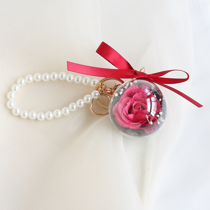 Preserved Flower Keychain Car Bag Hanging Gift - The Number 1 Things