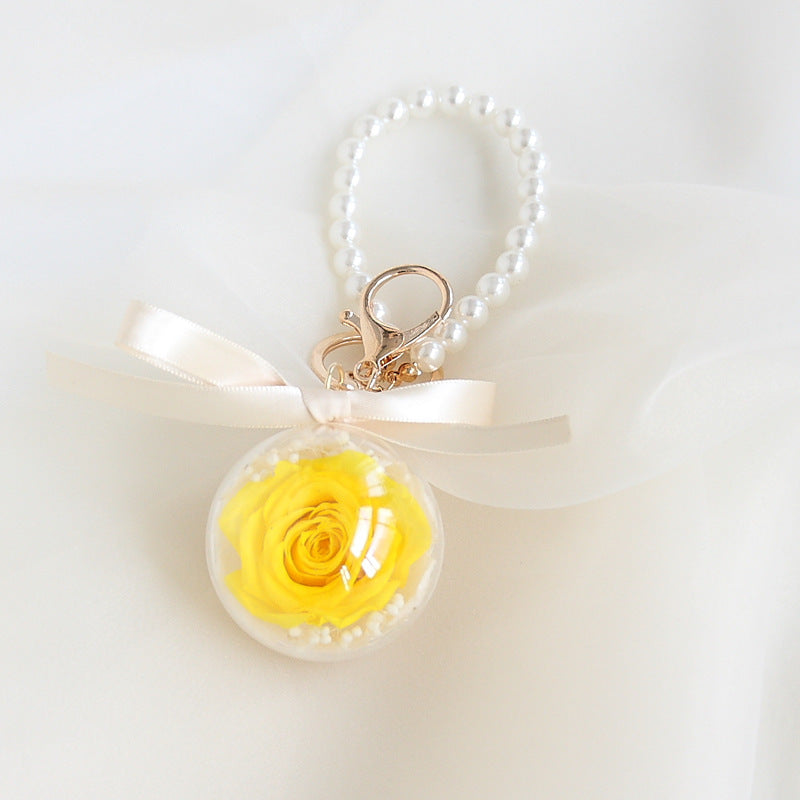 Preserved Flower Keychain Car Bag Hanging Gift - The Number 1 Things