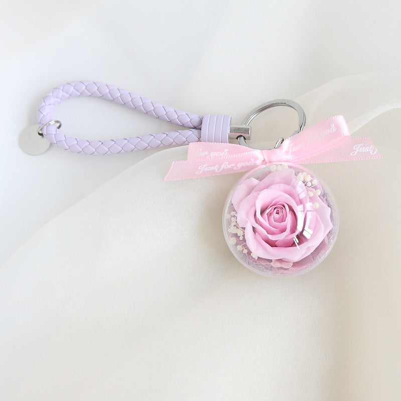 Preserved Flower Keychain Car Bag Hanging Gift - The Number 1 Things