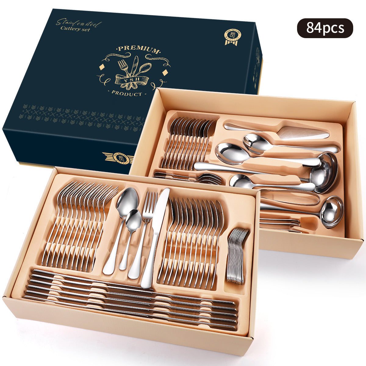 Stainless Steel Tableware Gift Box Set - The Number 1 Things