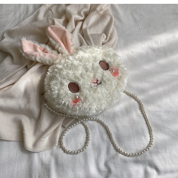 Rabbit plush shoulder bag - The Number 1 Things