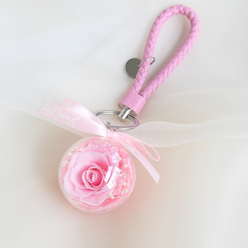 Preserved Flower Keychain Car Bag Hanging Gift - The Number 1 Things