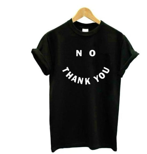 No Thank You Print Tee - The Number 1 Things