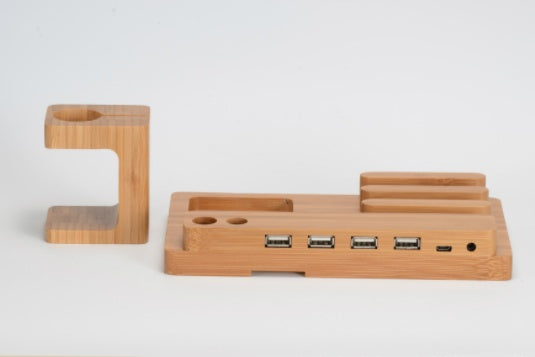Wooden Phone Docking Station - The Number 1 Things