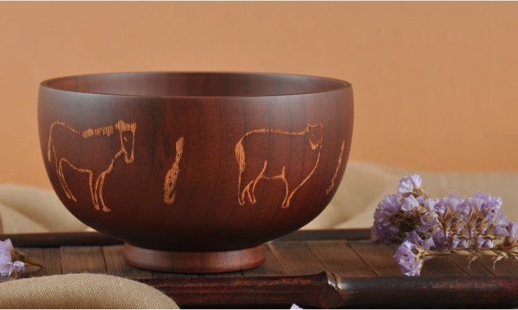 Inner Mongolia Craft Bowl Mongolian Tableware Wooden Bowl - The Number 1 Things