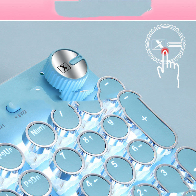 Green Axis Netro Round Key Cap Mechanical Keyboard - The Number 1 Things
