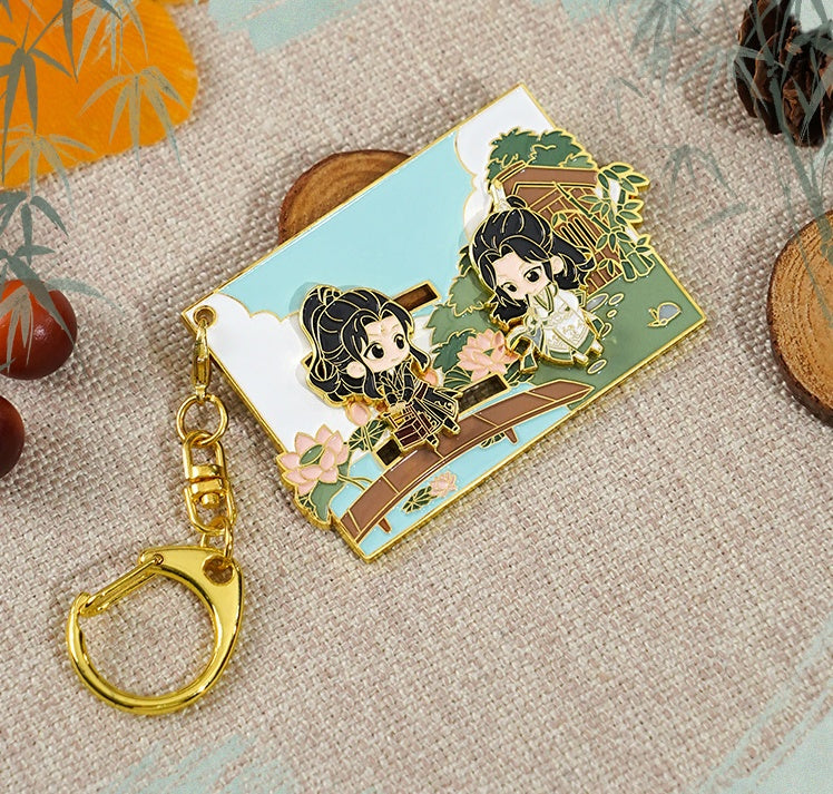 Wear A Book To Help Yourself Guide The Surrounding Metal Pendant Keychain - The Number 1 Things