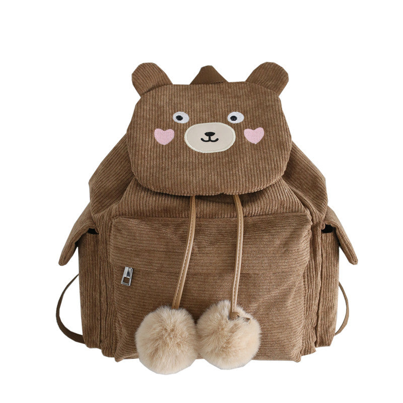 Cute Cartoon Bear Backpack