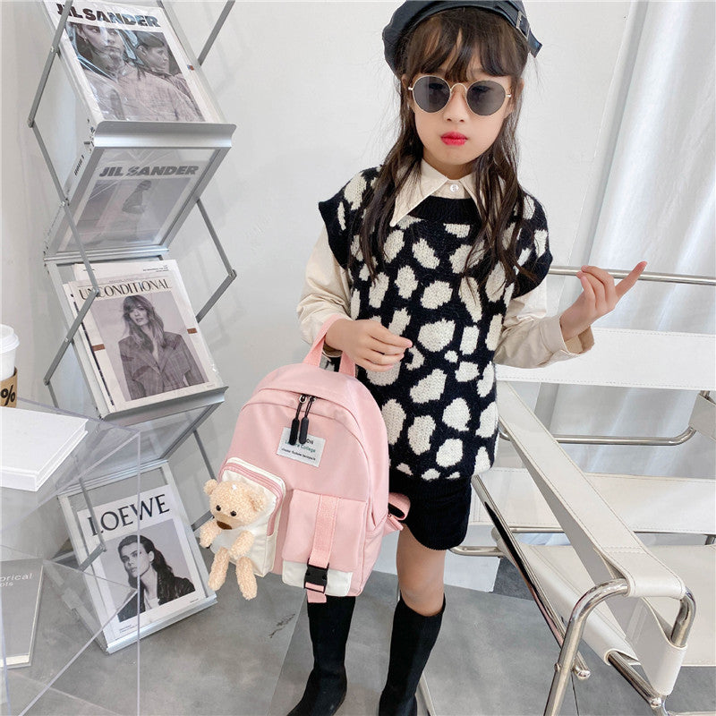 Children's Bag Cartoon Cute Bear Backpack