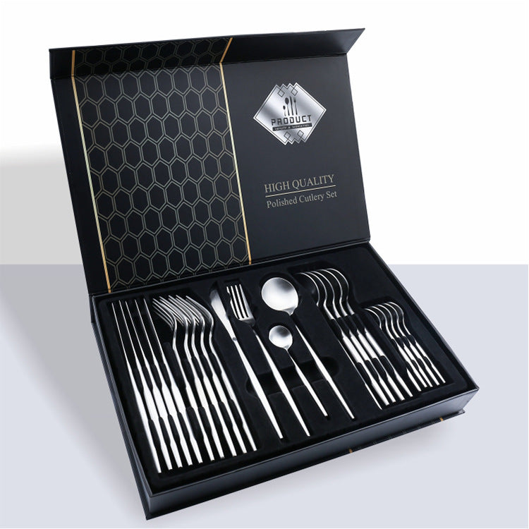 24 Piece Set Of 304 Stainless Steel Knife Gift Box - The Number 1 Things
