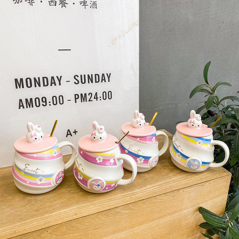 Creative Thread Big Belly Mug Men And Women Cartoon Cute - The Number 1 Things