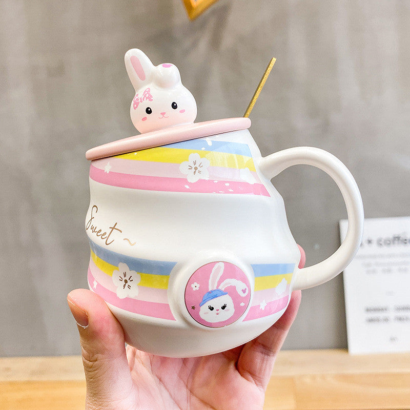 Creative Thread Big Belly Mug Men And Women Cartoon Cute - The Number 1 Things