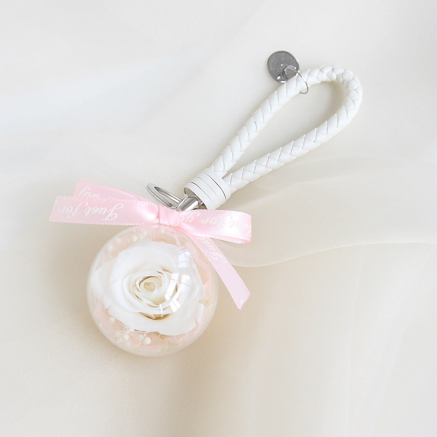 Preserved Flower Keychain Car Bag Hanging Gift - The Number 1 Things