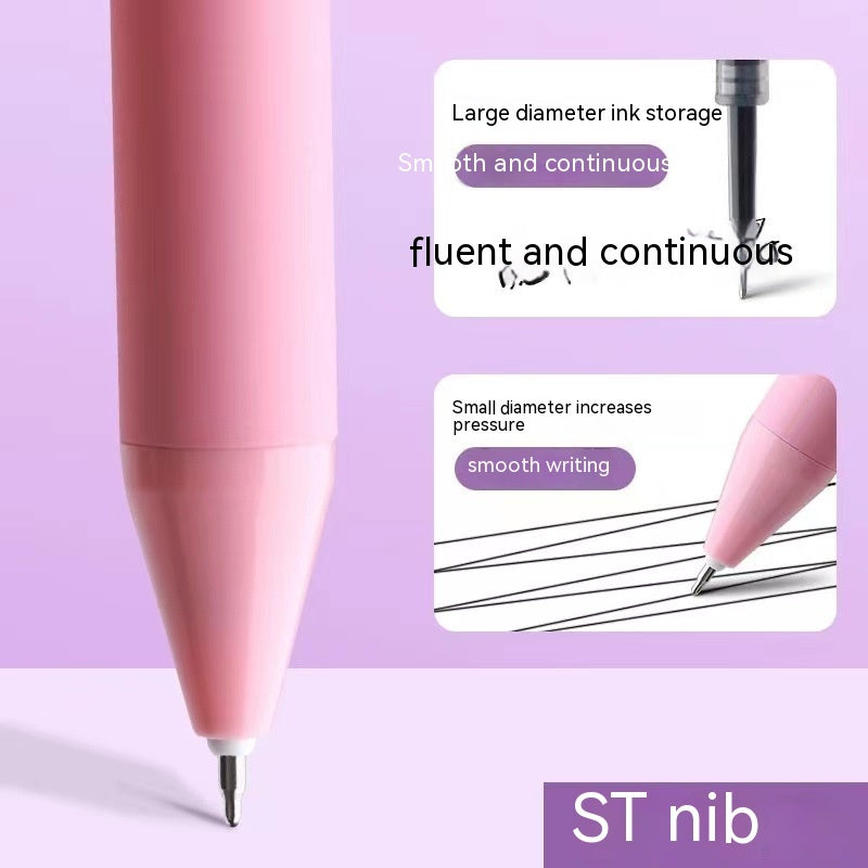 Jingwen Magic Change Nebula Writing Smooth Black Double Beads Press Gel Pen