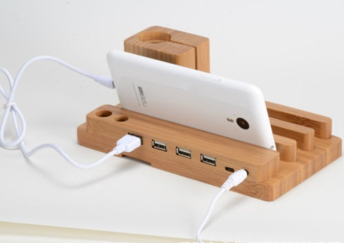 Wooden Phone Docking Station - The Number 1 Things