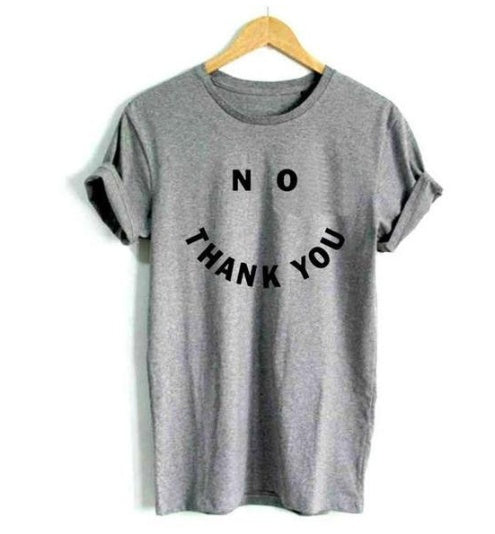 No Thank You Print Tee - The Number 1 Things