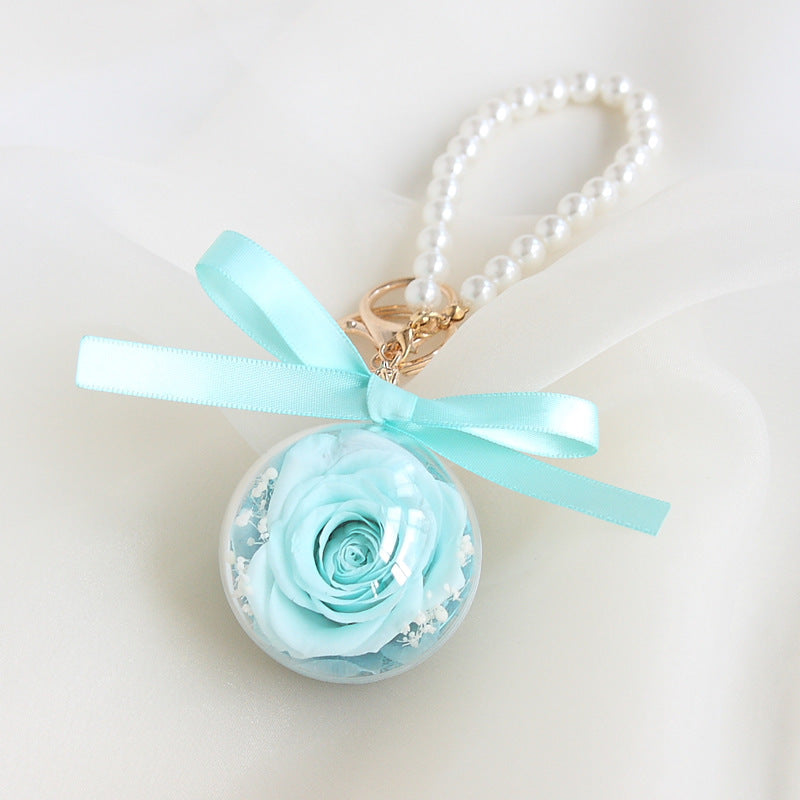 Preserved Flower Keychain Car Bag Hanging Gift - The Number 1 Things