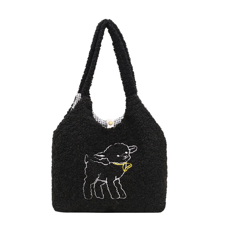 Lamb Bags Winter Shoulder Bag For Women Shopping Hnadbags - The Number 1 Things