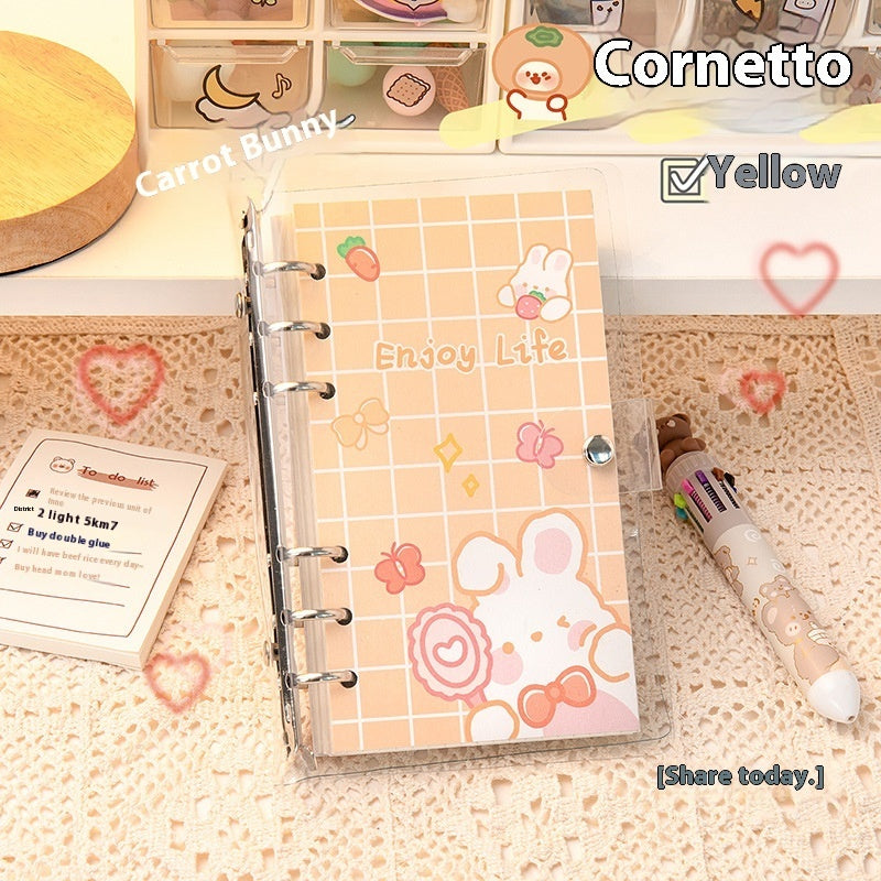 Cartoon Loose Spiral Notebook Cute Accounting Girl Heart Journal Book - The Number 1 Things