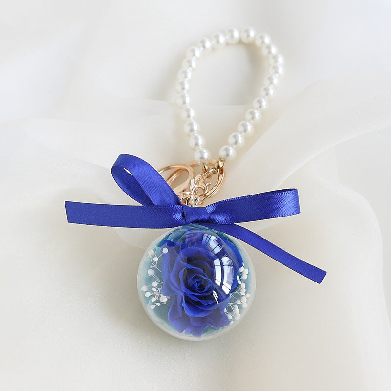Preserved Flower Keychain Car Bag Hanging Gift - The Number 1 Things