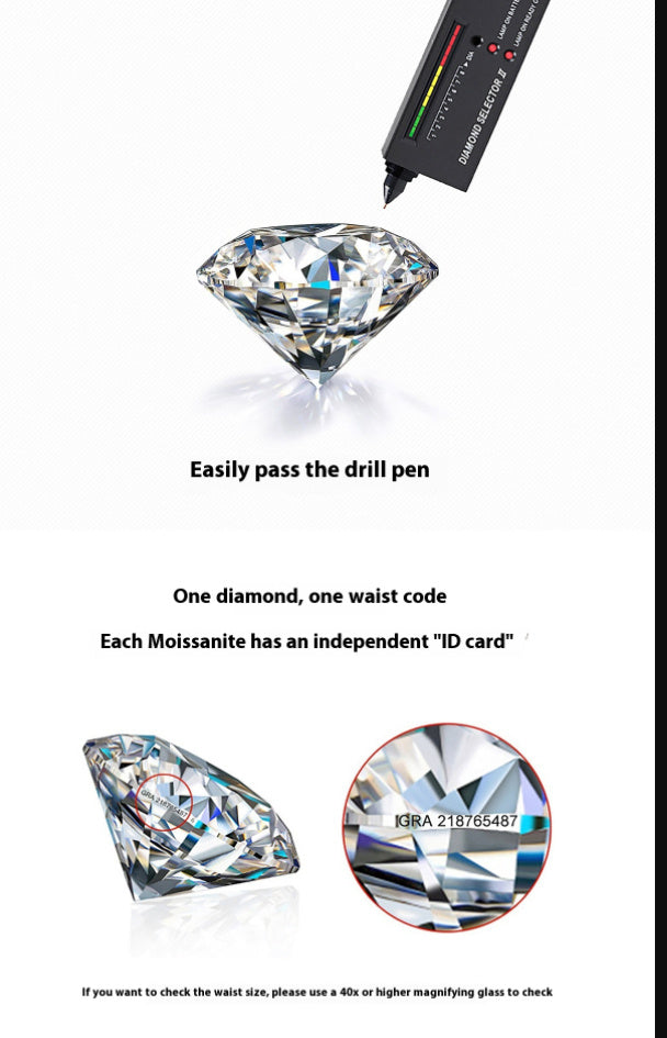 Moissanite S925 Pure Silver Eternity Ring Band - The Number 1 Things