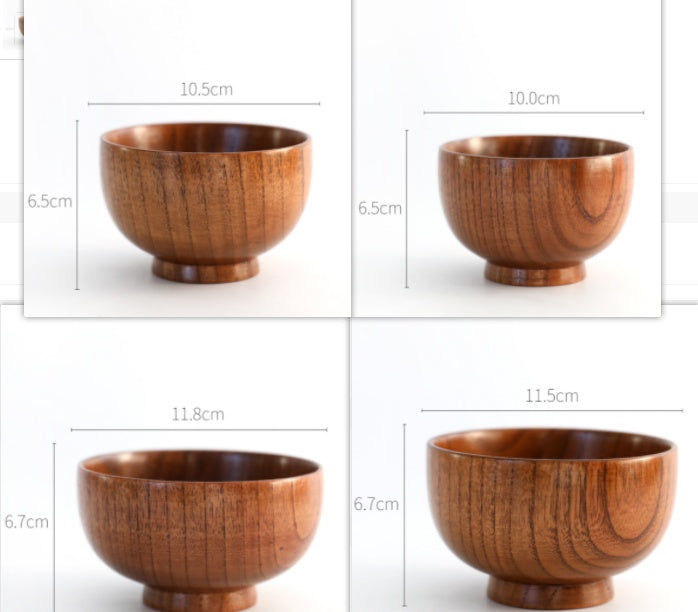 Wooden round wooden bowl - The Number 1 Things