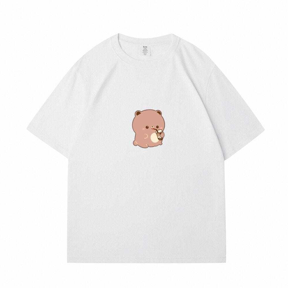 Boba Lovin Boberu Loose Cotton T-shirt - The Number 1 Things