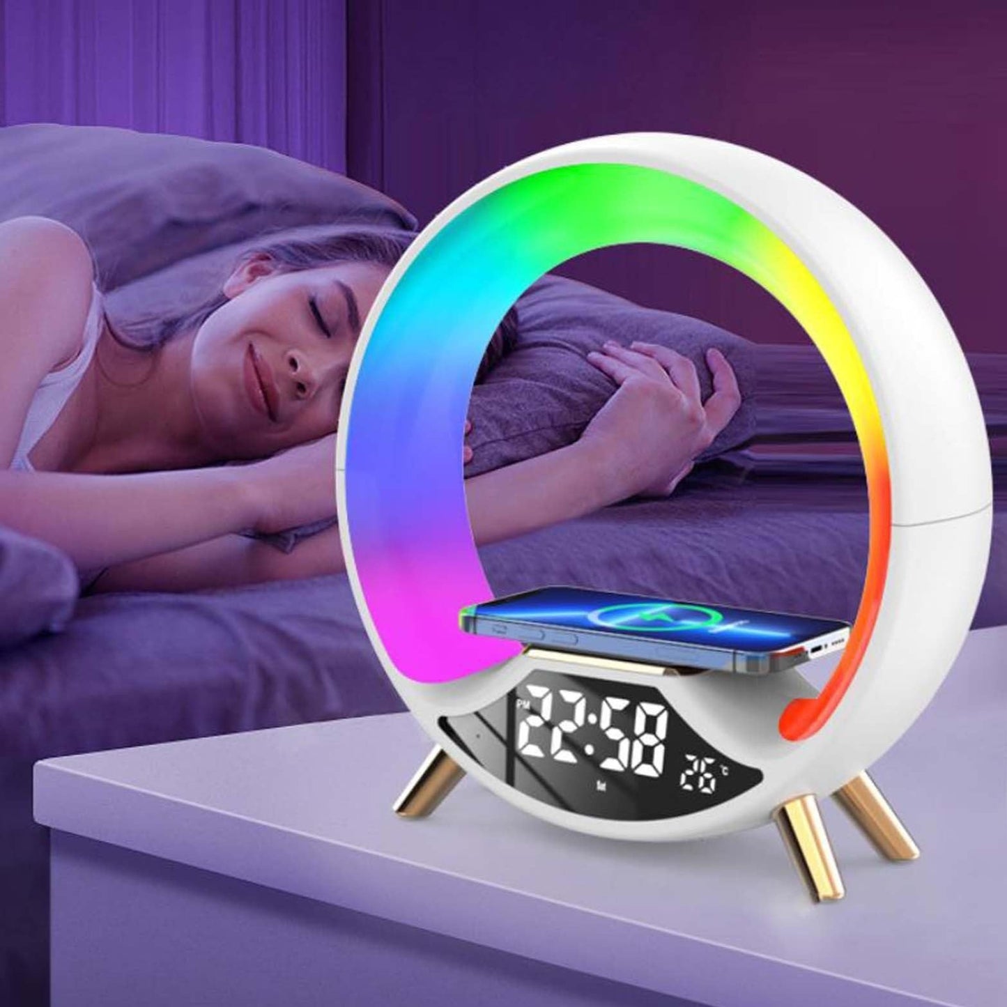 G Lamp Bluetooth Speaker With Wireless Charging - The Number 1 Things