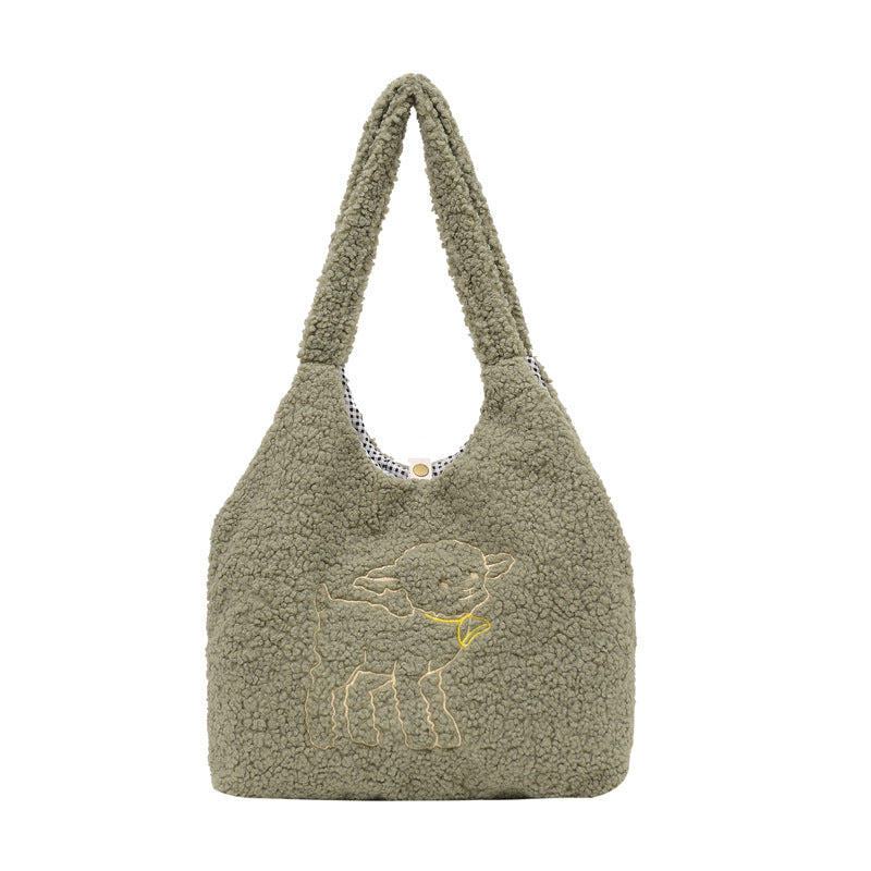 Lamb Bags Winter Shoulder Bag For Women Shopping Hnadbags - The Number 1 Things