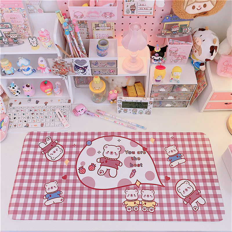 Cartoon Cuddly Bunny Desk Mat Student Mouse Mat - The Number 1 Things