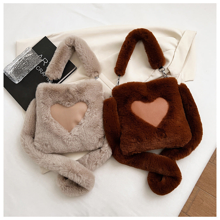 Love Handbags Winter Plush Shoulder Bags For Women - The Number 1 Things