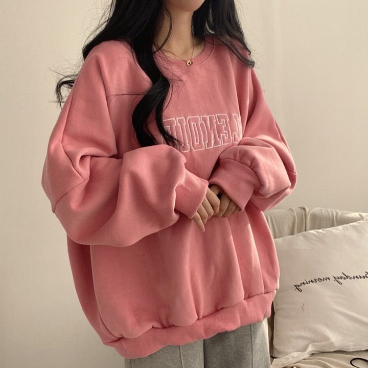 Fleece-lined Thickened High-end Sweater Female Student All-matching Long - The Number 1 Things