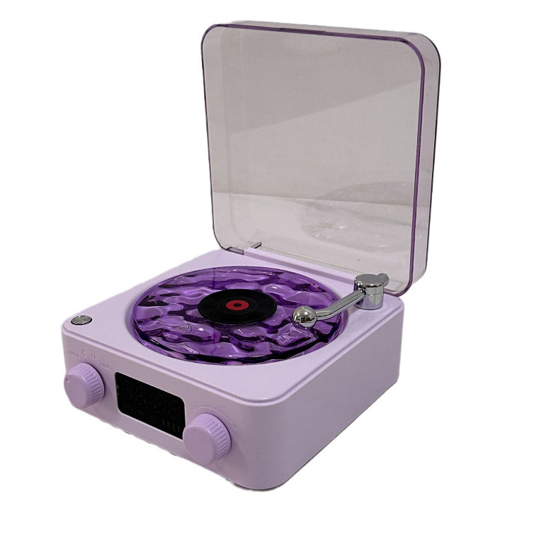 Retro Turntable Speaker Vinyl Record Player With Projection Lamp Effect - The Number 1 Things