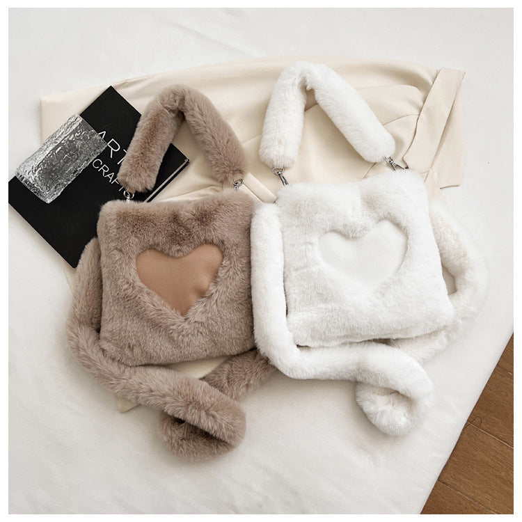 Love Handbags Winter Plush Shoulder Bags For Women - The Number 1 Things