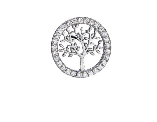925 Silver Round Silver Tree Zircon Earrings Elegant Earrings For Women - The Number 1 Things