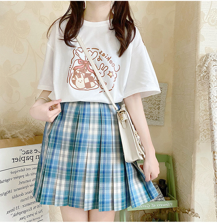 Women's Fashion Personality Pure Cotton Short Sleeve T-shirt