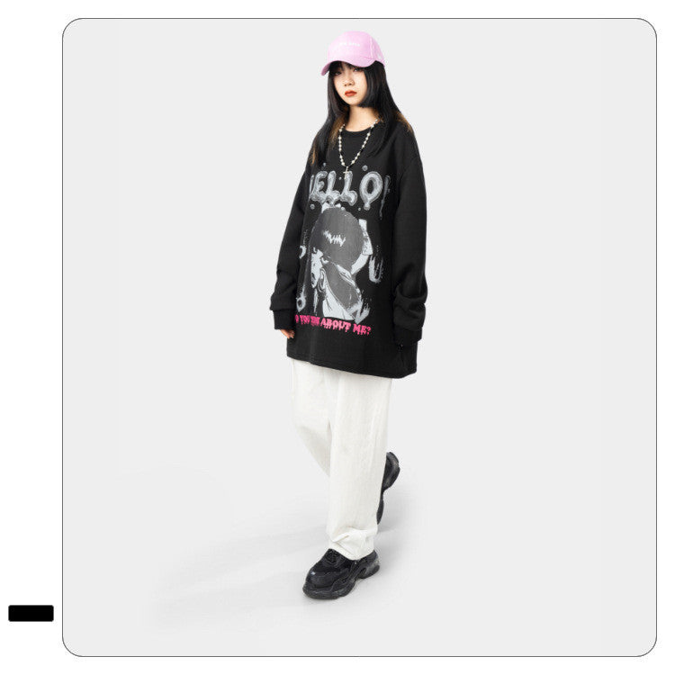 Digital Printed Original Street Dark Sweatshirt - The Number 1 Things