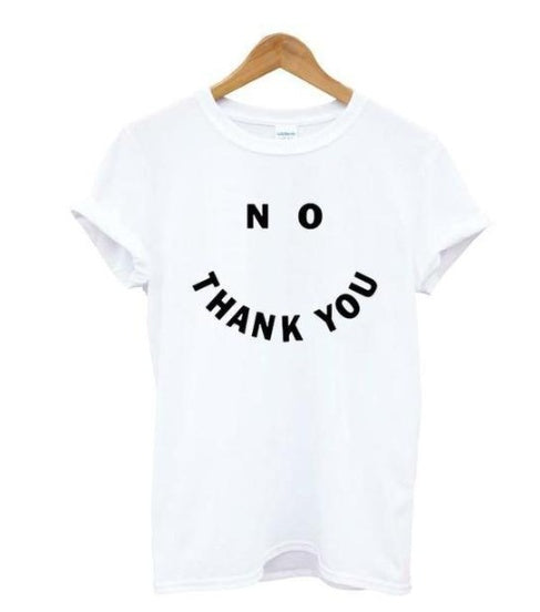 No Thank You Print Tee - The Number 1 Things