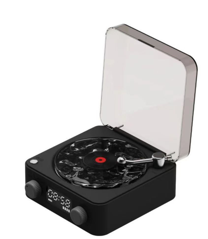 Retro Turntable Speaker Vinyl Record Player With Projection Lamp Effect - The Number 1 Things