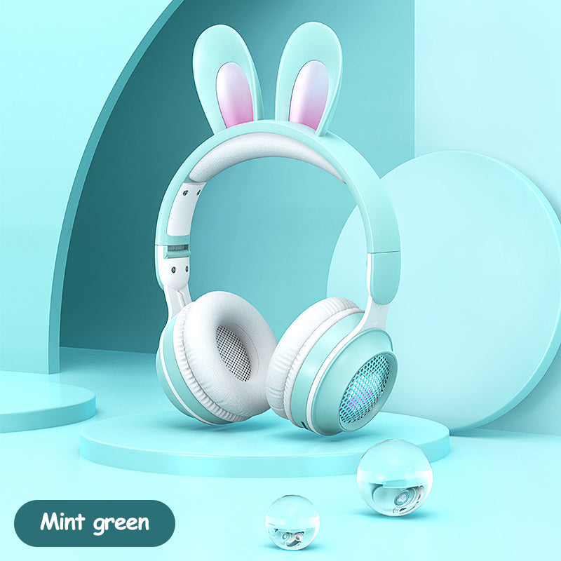 Rabbit Ear Headphones Wireless Luminous Extendable Wheat Headphones - The Number 1 Things