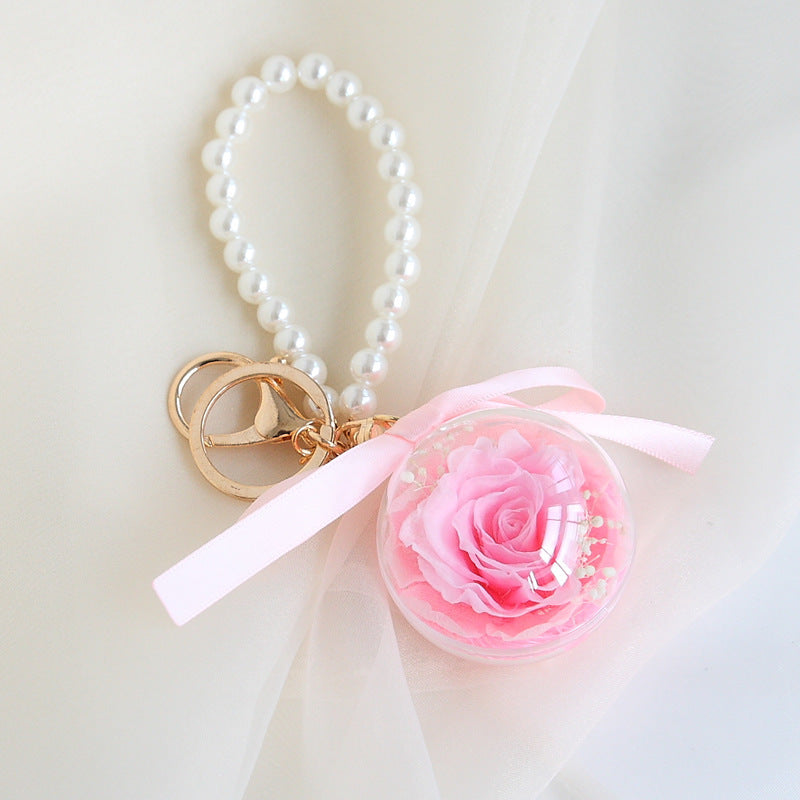 Preserved Flower Keychain Car Bag Hanging Gift - The Number 1 Things