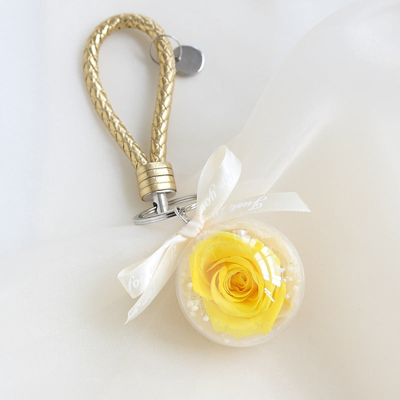 Preserved Flower Keychain Car Bag Hanging Gift - The Number 1 Things